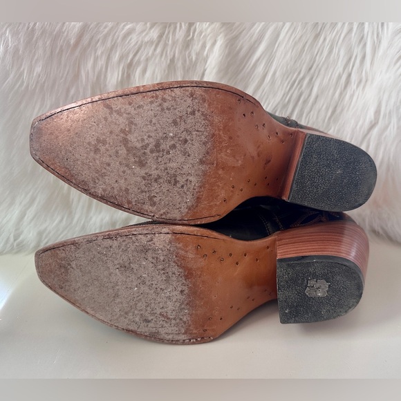 Ariat Women's Sz. 10 B Dixon Short Western Boot Brooklyn Black Boots EUC!! - Picture 9 of 10